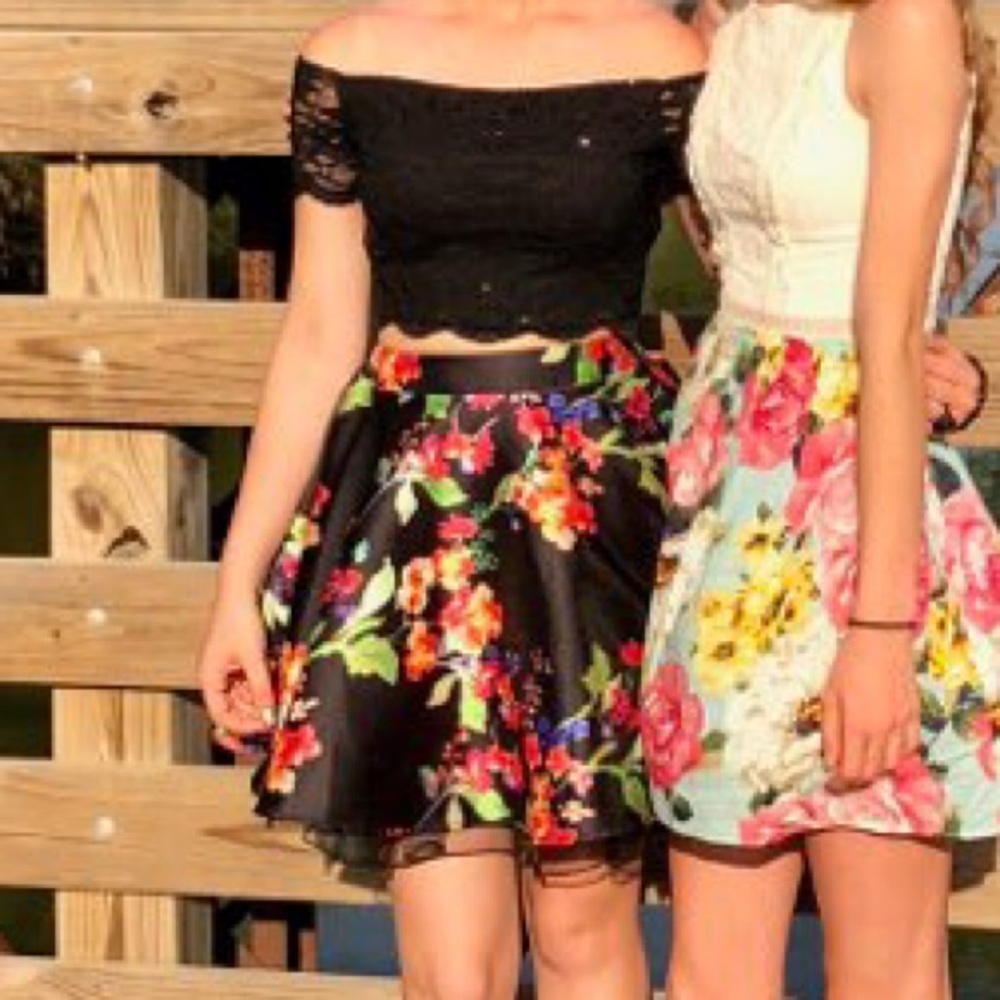 2 piece City Studio multicolored dress